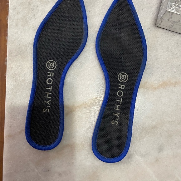 Rothy's The Point Flat-Gray - Picture 10 of 12